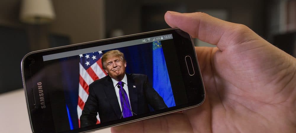 Donald Trump lança sua própria plataforma de compartilhamento