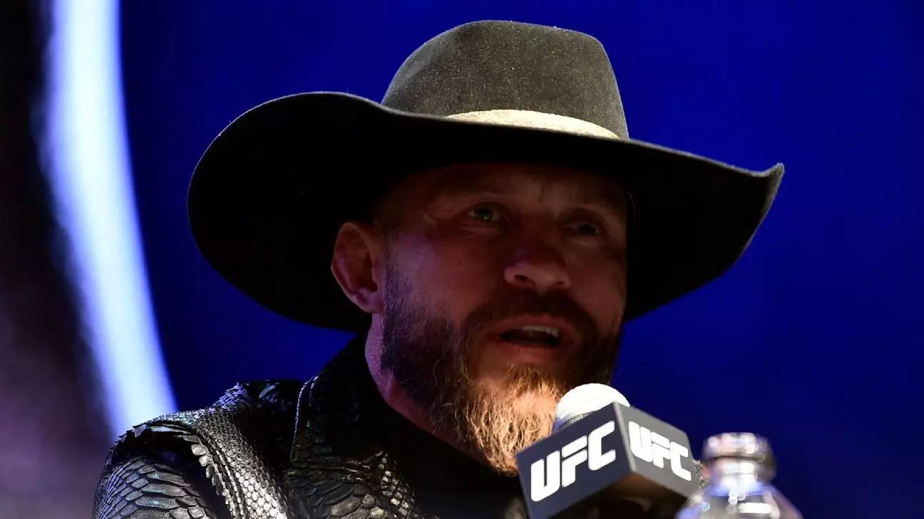 Lenda do MMA, Cowboy Cerrone anuncia aposentadoria durante UFC 276 e revela planos para o futuro: 'Serei uma estrela de cinema'