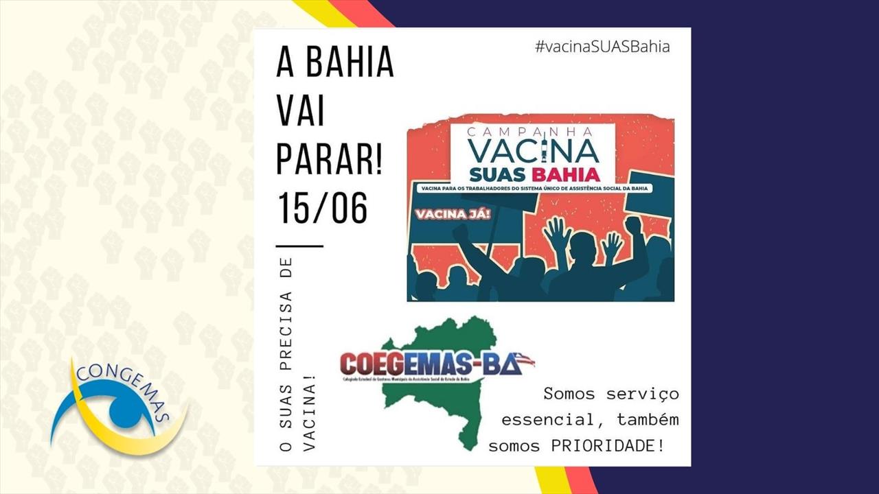 Campanha Vacina SUAS Bahia