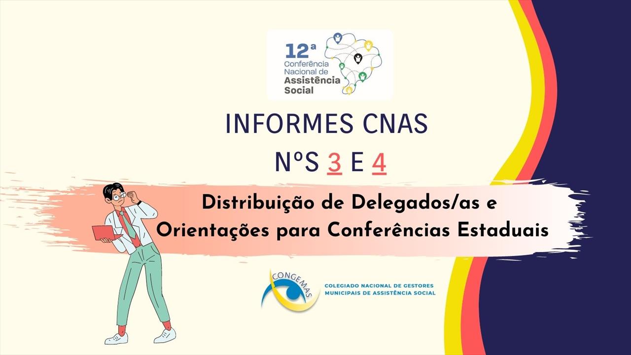 Informes 3 e 4 - 12ª Conferência Nacional