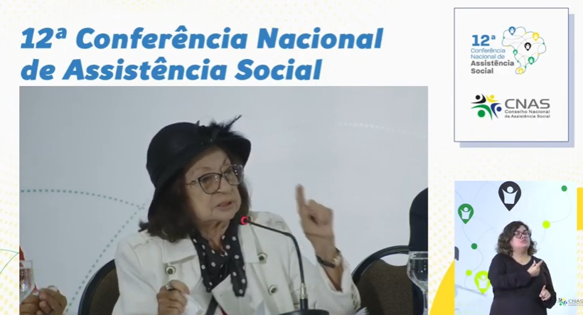12ª CNAS/Joaquina Barata ministra Palestra Magna