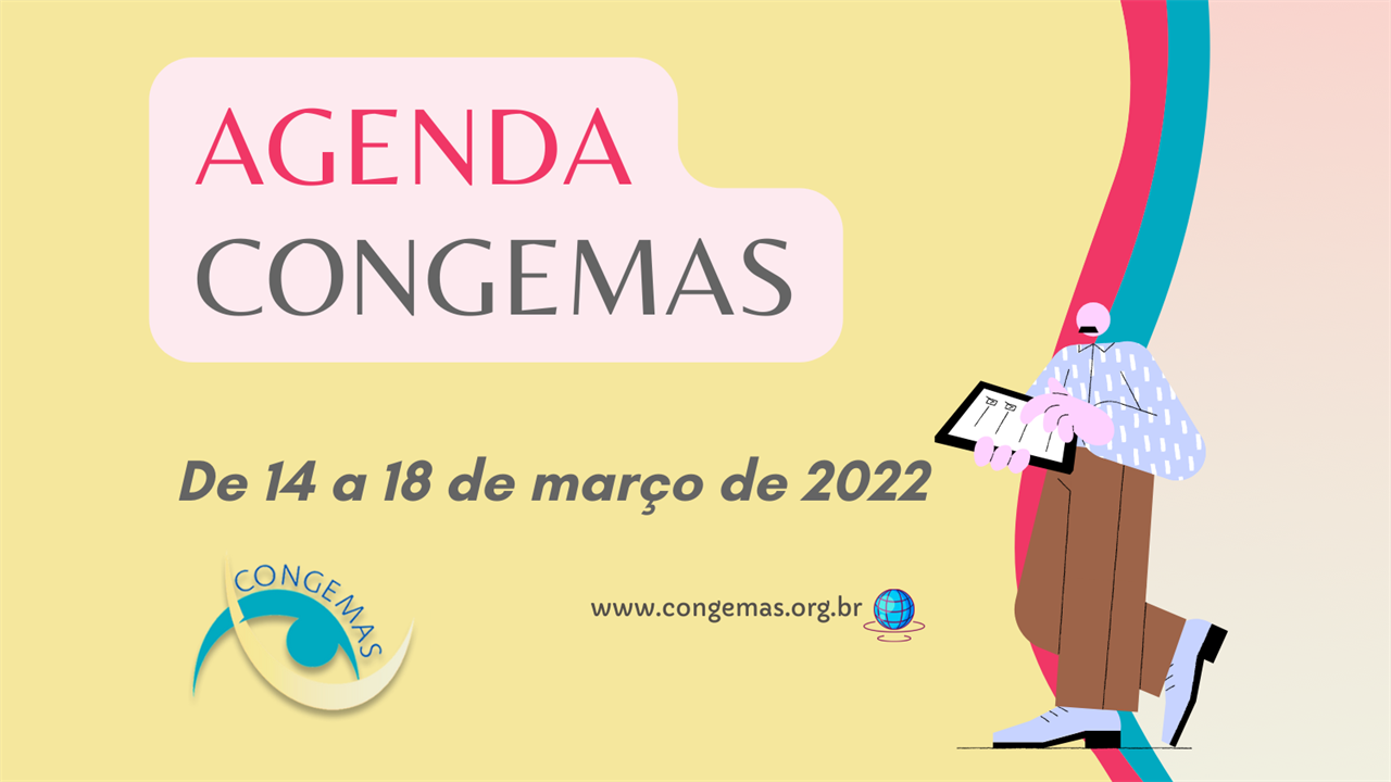 Agenda da semana! (De 14 a 18 de março)