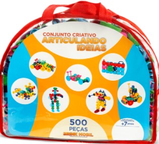 Conjunto Criativo Articulando idéias- 500 peças Conjunto Criativo Articulando idéias- 500 peças