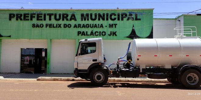 São Félix do Araguaia recebe caminhão Pipa