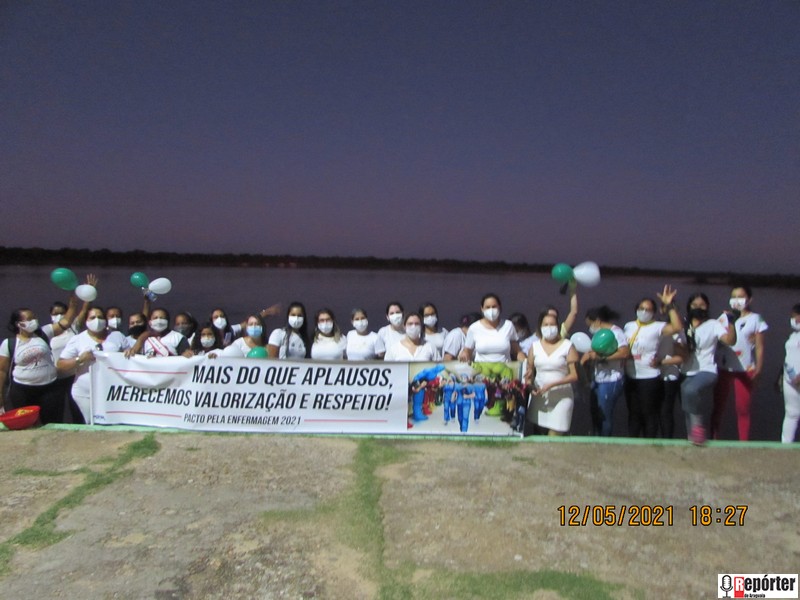 Dia Internacional da Enfermagem é marcado com Pedalada em São Félix do Araguaia
