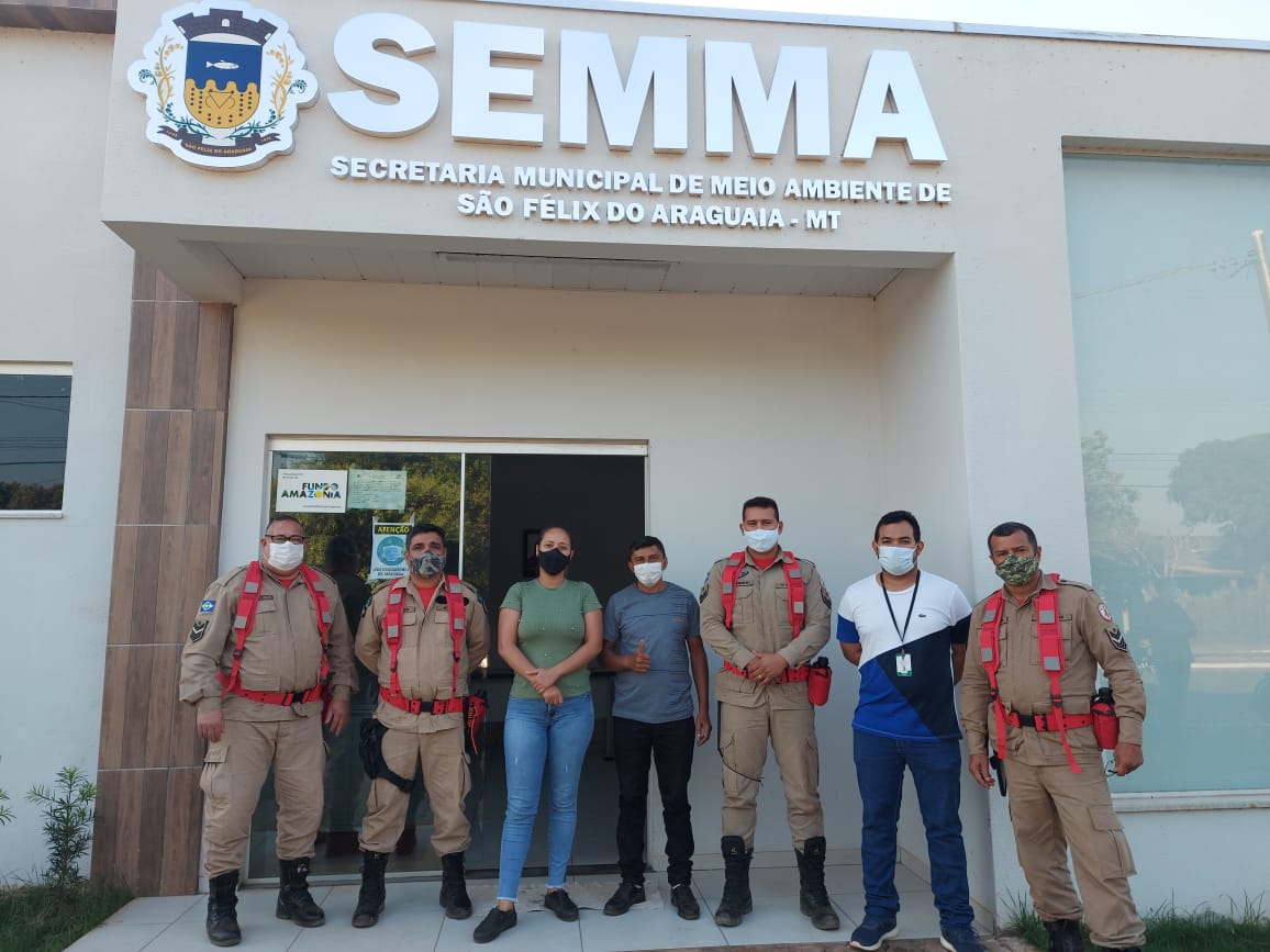 SEMMA recebe visita do Corpo de Bombeiros
