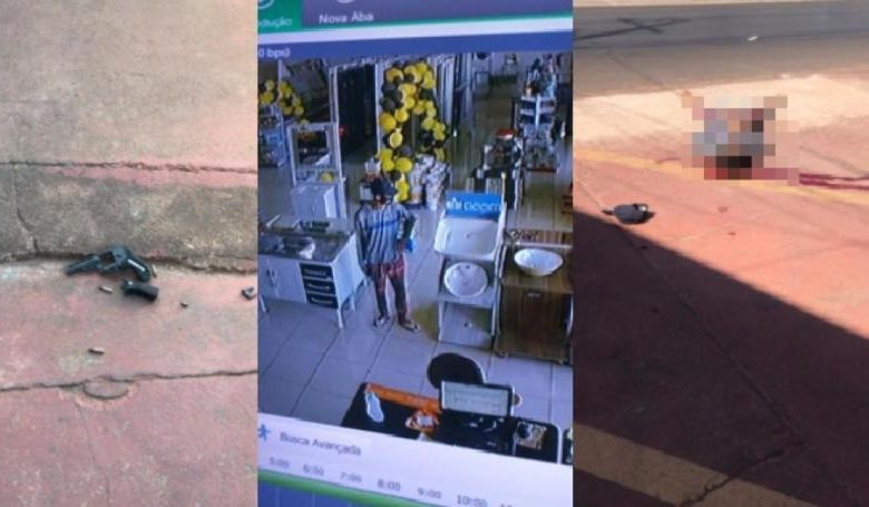 Assaltante é baleado na cabeça ao tentar roubar policial penal em MT VEJA VÍDEO
