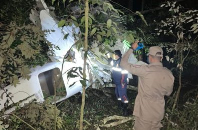 Avião cai em MT; piloto, produtor rural e filhos morrem