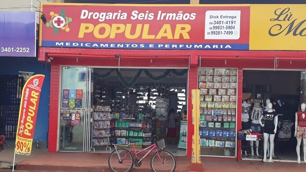 Drogaria Seis Irmãos parabeniza Pontal do Araguaia pelo seu 30º Aniversário.