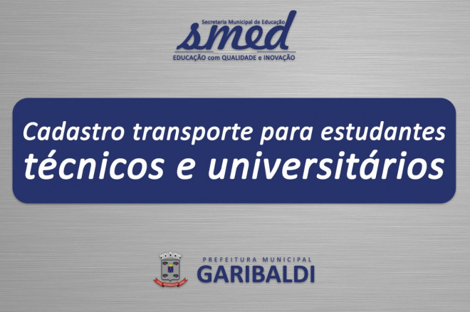 Cadastro para transporte dos universitários de Garibaldi ocorre no sábado, 22