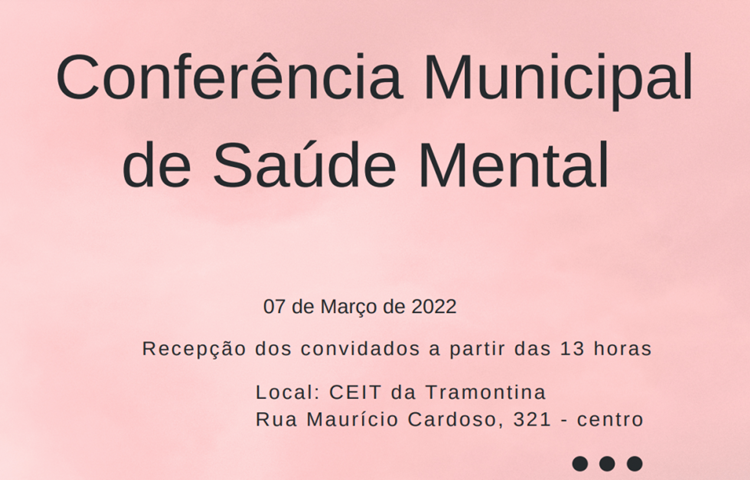 Carlos Barbosa promove a 1ª Conferência Municipal de Saúde Mental