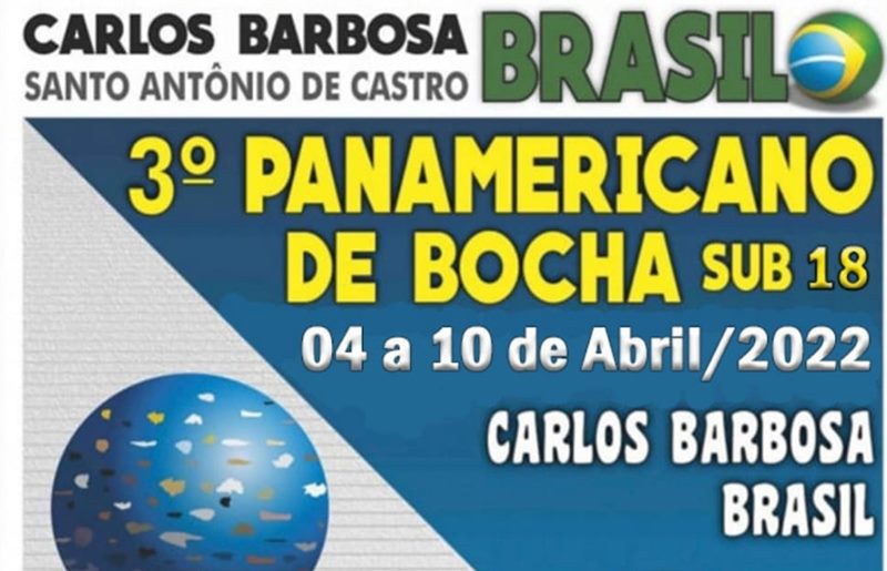 Jogos do 3º Pan-Americano de Bocha Sub-18 iniciam nesta terça-feira, 5, em Barbosa