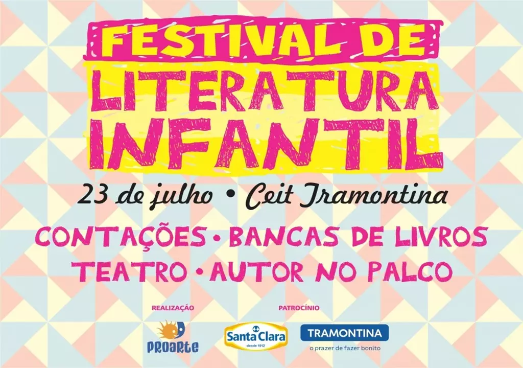 Festival de Literatura Infantil é novidade no dia 23, em Barbosa