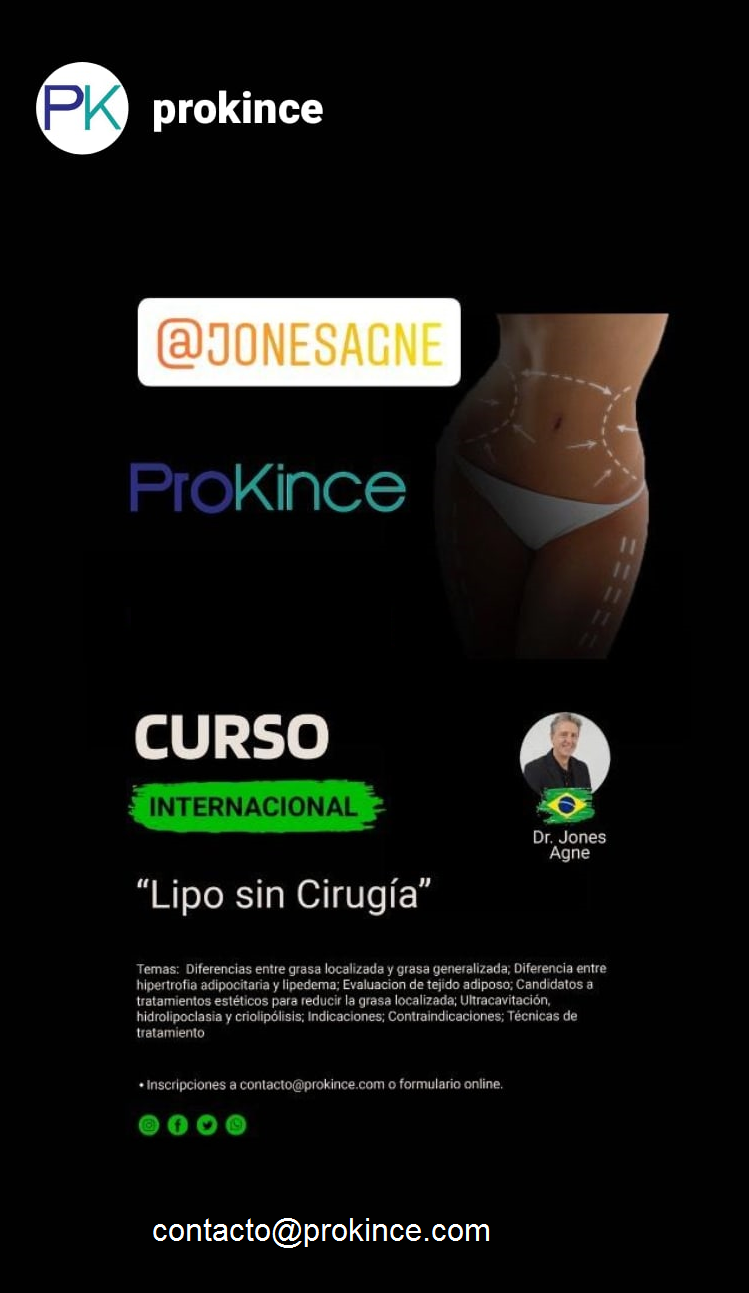 Curso Lipo sin cirugía en español Informaciones contacto@prokince.com