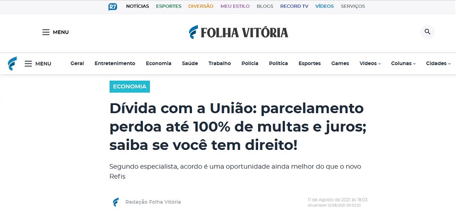 Tributário - Redução de penalidade em até 100%