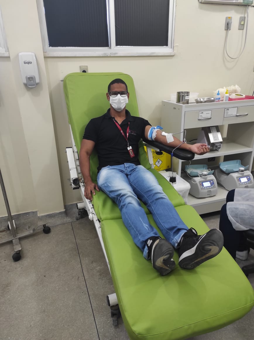 Funcionários e Parceiros da HSC fazem  Doação de Sangue no HEMOBA de Itapetinga