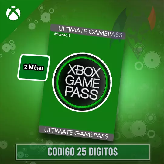 Xbox Game Pass 1 Mês De Assinatura 25 Dígitos Serial Key