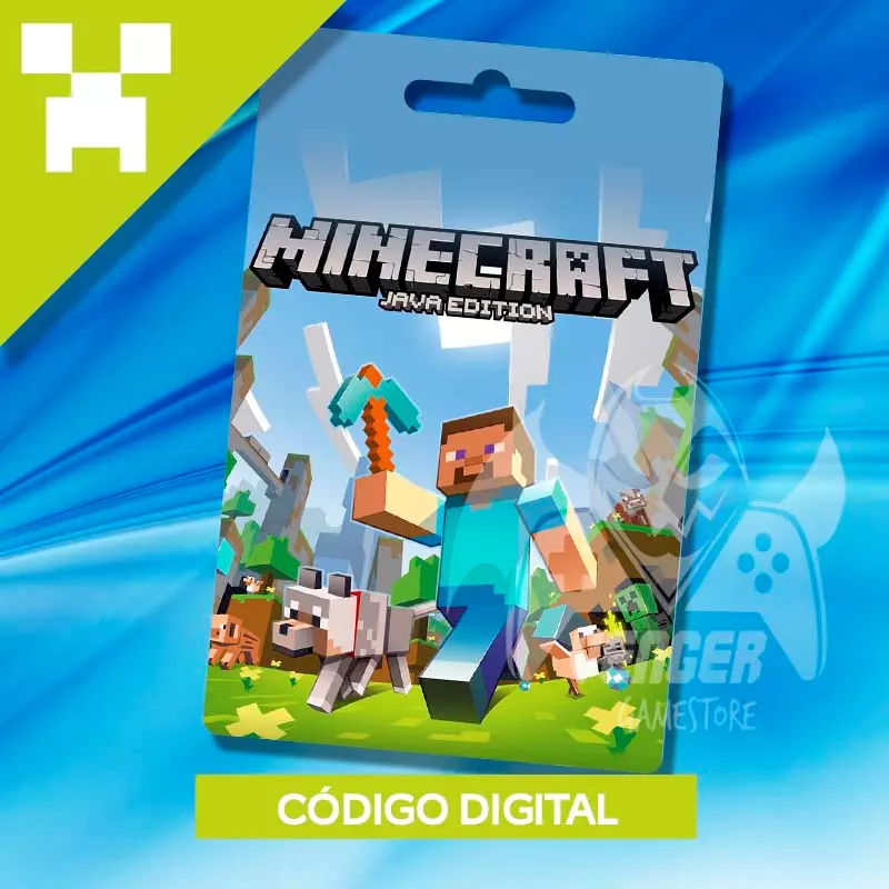 Cartão Pré-pago Jogo Completo Minecraft Versão Java Online Digital Presente  Assinatura Gift - AB GAMES