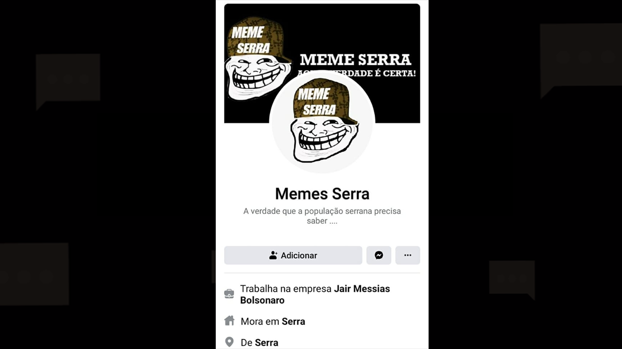 Perfil do Facebook tem espalhado Fake News na Serra