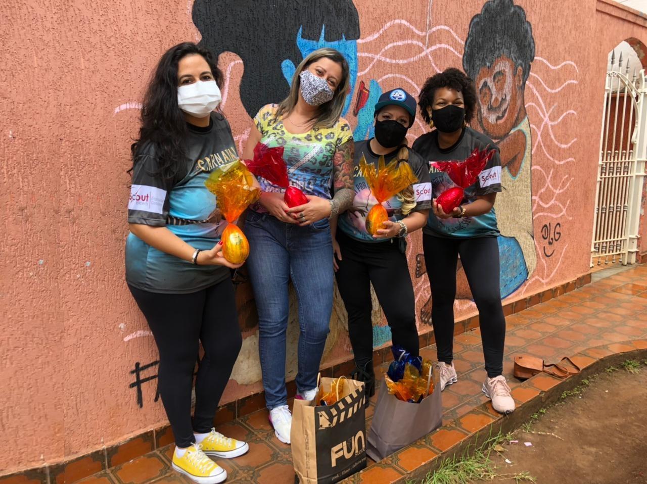 Acadêmicos do Tucuruvi realiza Páscoa Solidária, e faz a alegria de 500 crianças em três ONGs