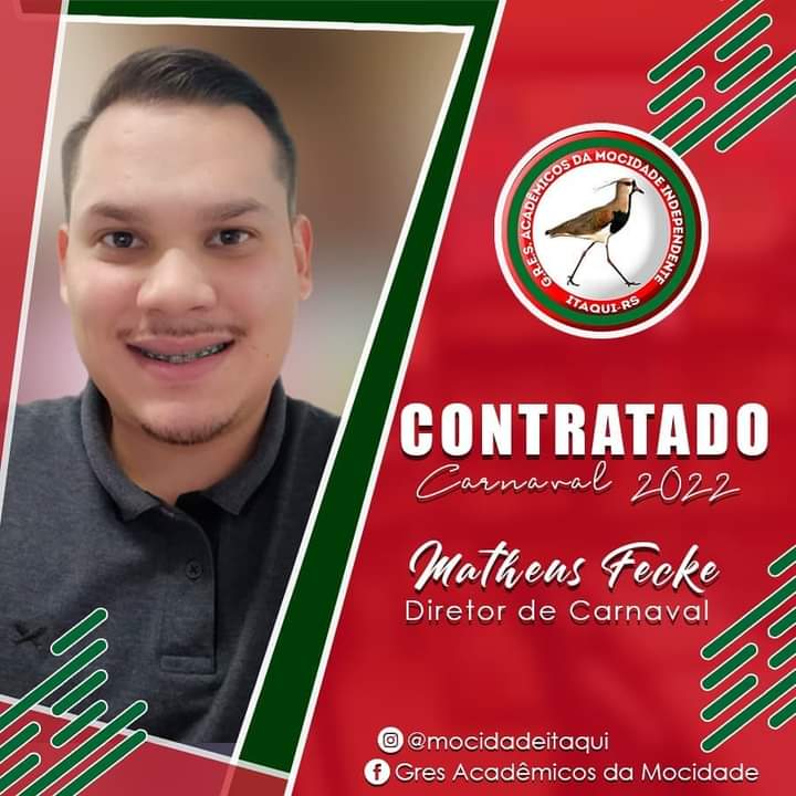 A ACADÊMICOS DA MOCIDADE TEM NOVO DIRETOR DE CARNAVAL.