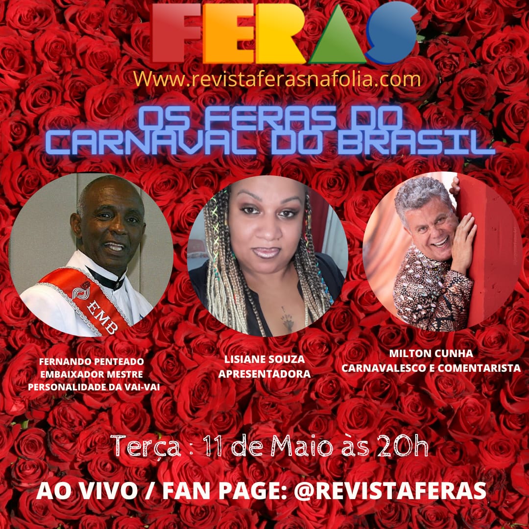 MILTON CUNHA E FERNANDO PENTEADO SERÃO OS PALESTRANTES CONVIDADOS NA LIVE DA REVISTA FERAS NESTA TERÇA (11)