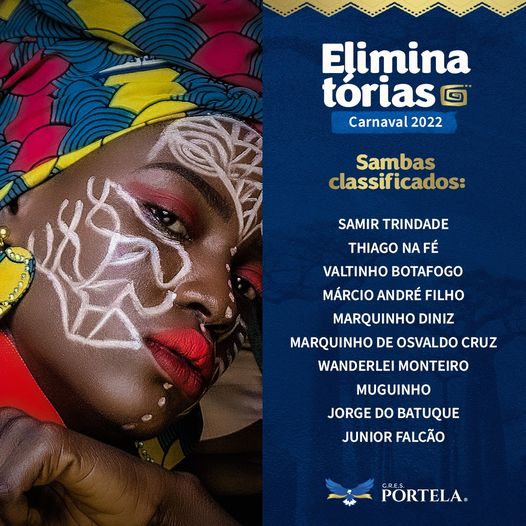 Portela retoma eliminatórias de samba e classifica dez obras para a próxima fase