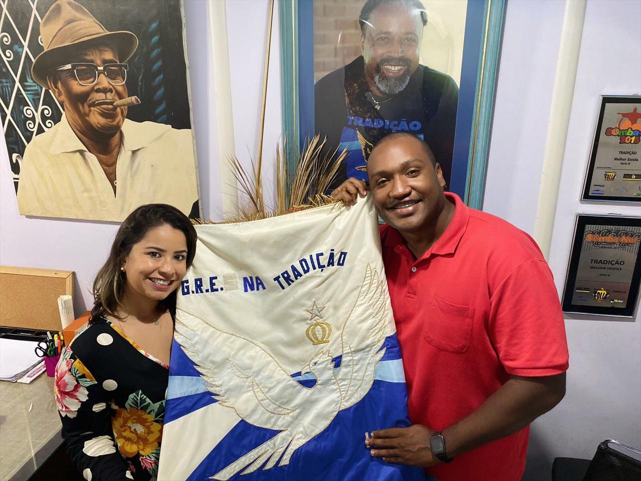 Thaís Romi e José Roberto formarão o primeiro casal da Tradição para o Carnaval 2022