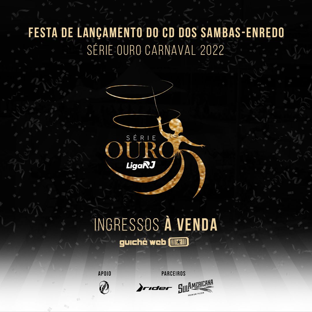 Lançamento do CD dos sambas-enredo de 2022, da Série Ouro, será na Cidade do Samba