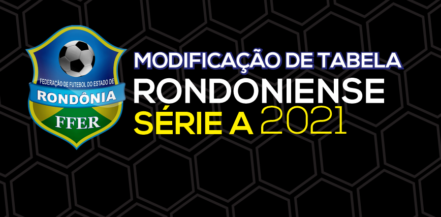 DCO/FFER publica IMT alterando tabela do Rondoniense Série A 2021
