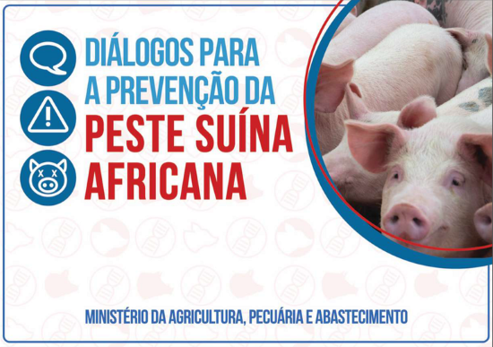 PESTE SUÍNA - Mapa lança material didático para reforçar ação contra a doença