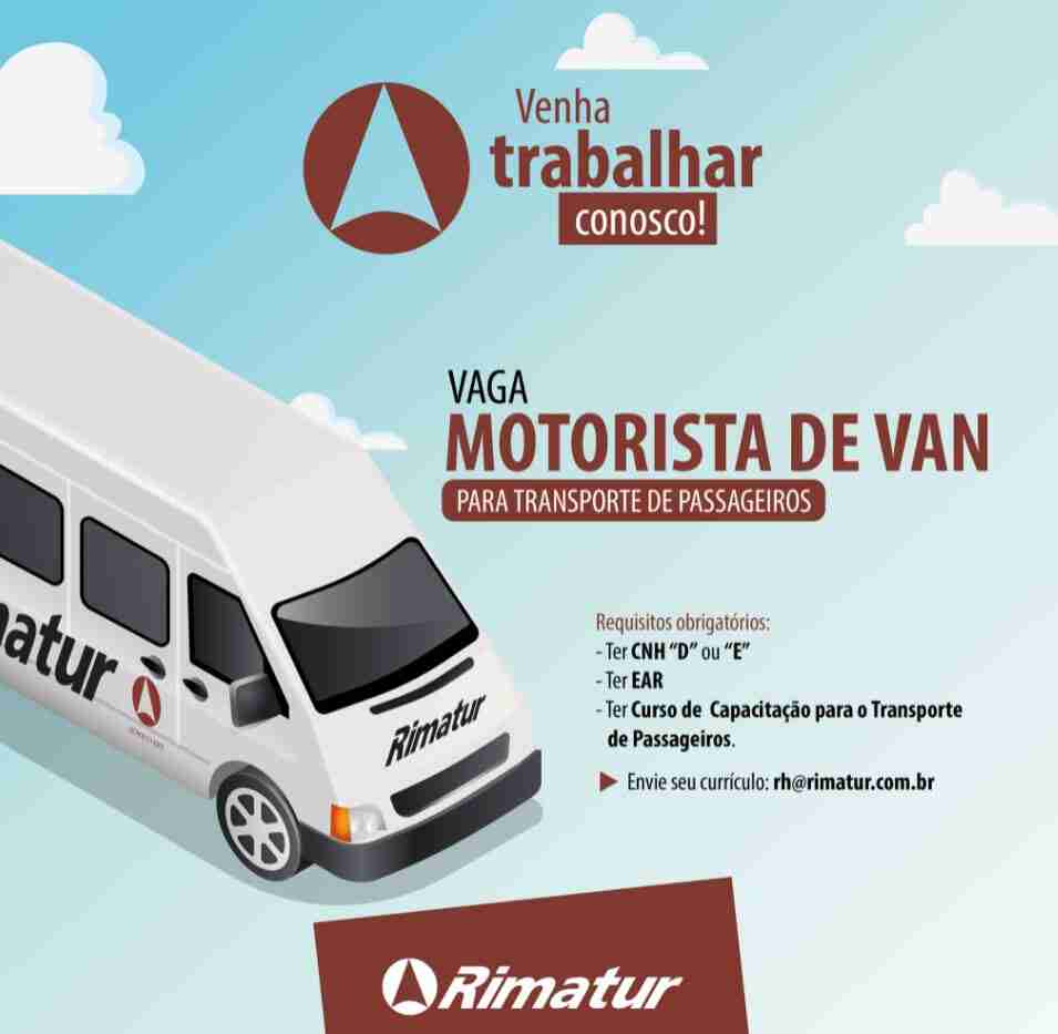 Rimatur - vagas para motoristas