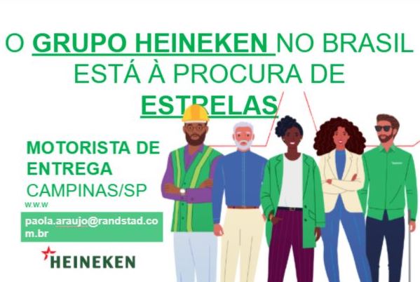 Heineken - Vagas para motoristas