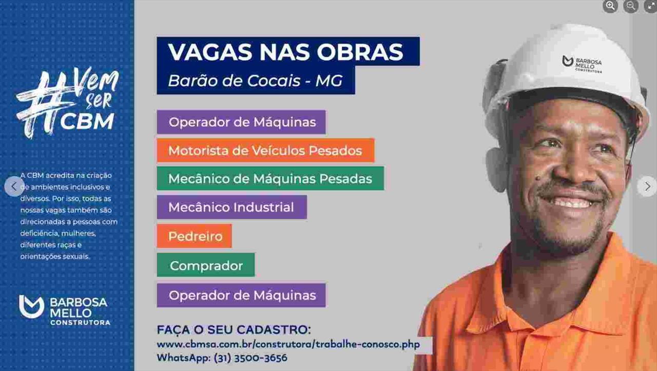 Construtora Barbosa Mello - Vagas para motoristas