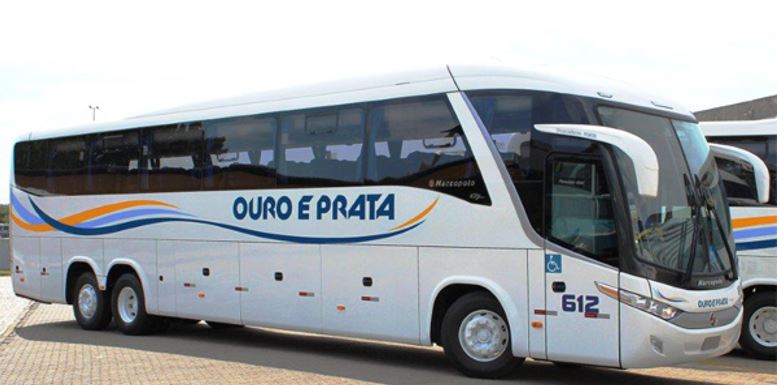 Ônibus da Viação Ouro e Prata
