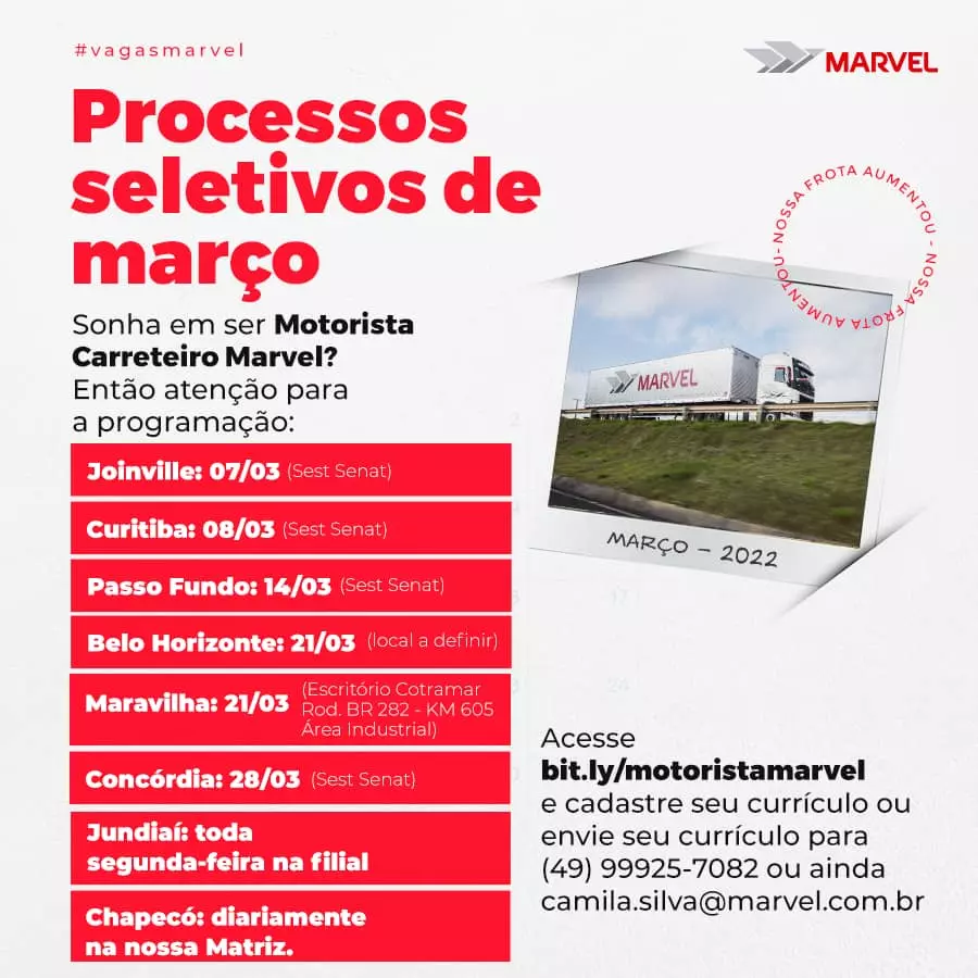A imagem mostra a divulgação oficial da empresa