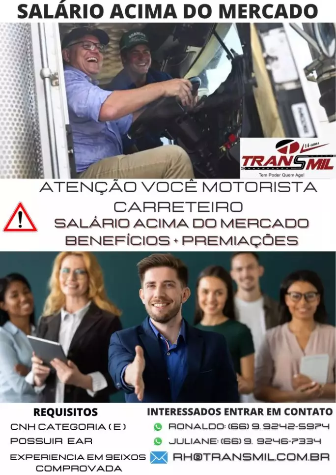 A imagem mostra a divulgação oficial da empresa