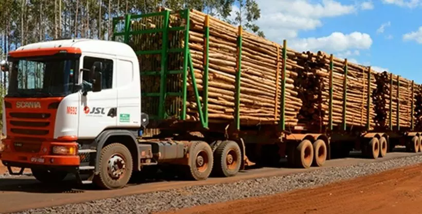 A foto mostra um Tritrem da JSL