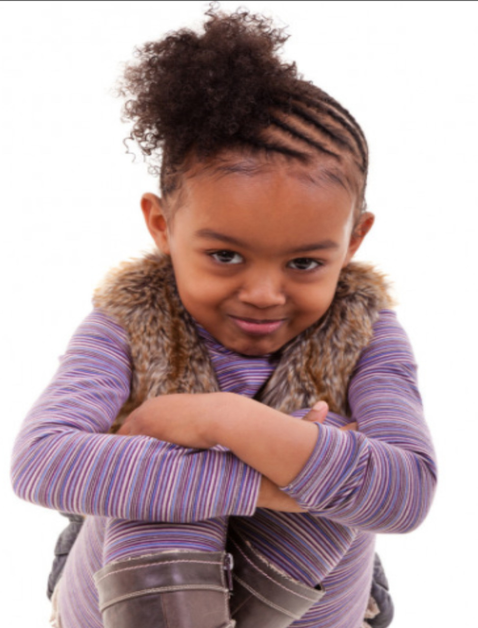 Penteado infantil simples - Salão de Beleza Instituto Josi