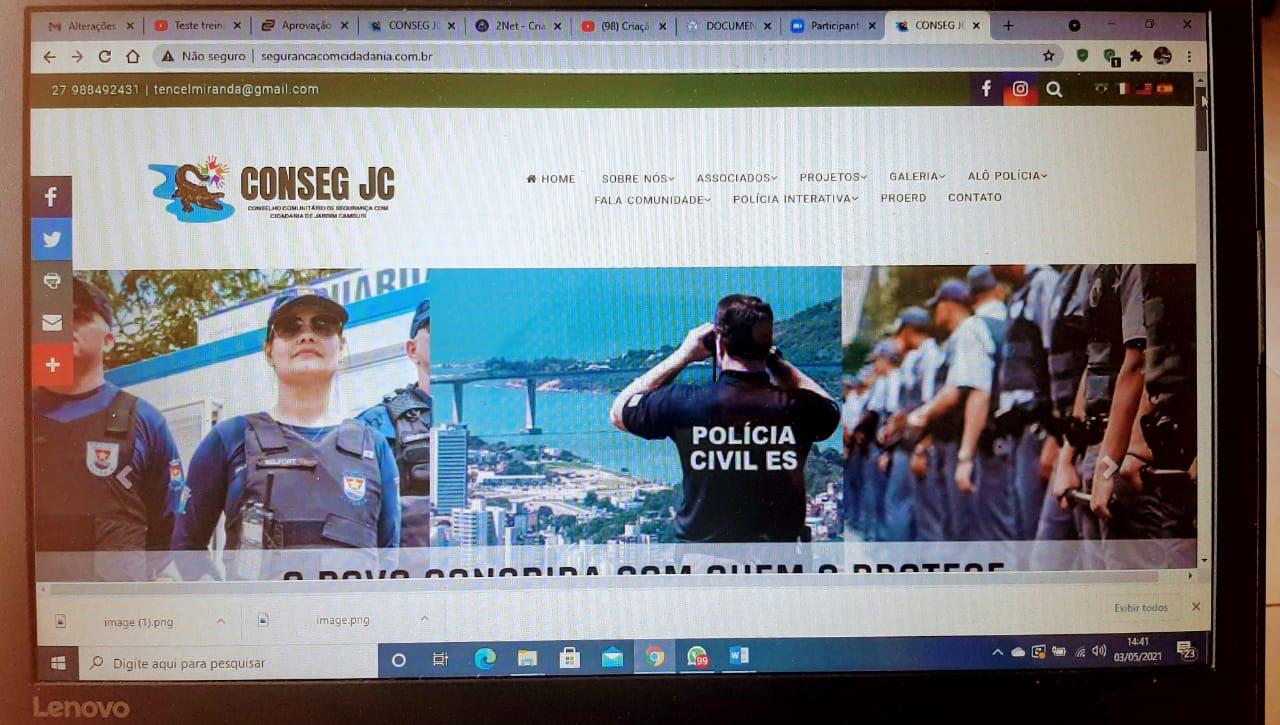 Diretoria do CONSEG JC lança site nesta terça-feira (04)