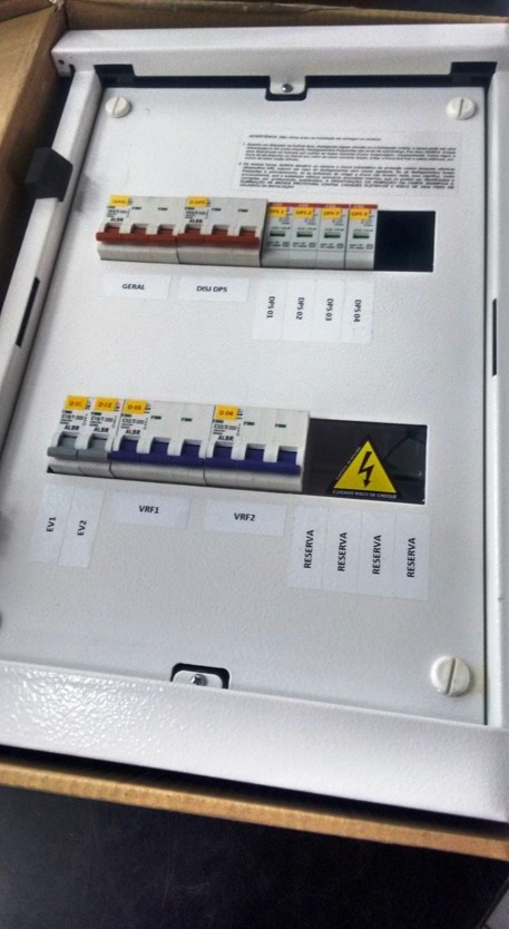 QUADRO DE DISTRIBUIÇÃO  EMBUTIR