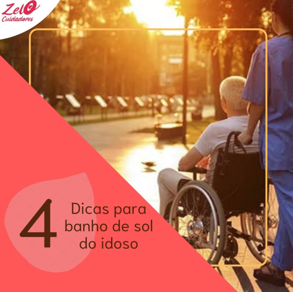 4 Dicas para o banho de sol do Idoso 4 Dicas para o banho de sol do Idoso
