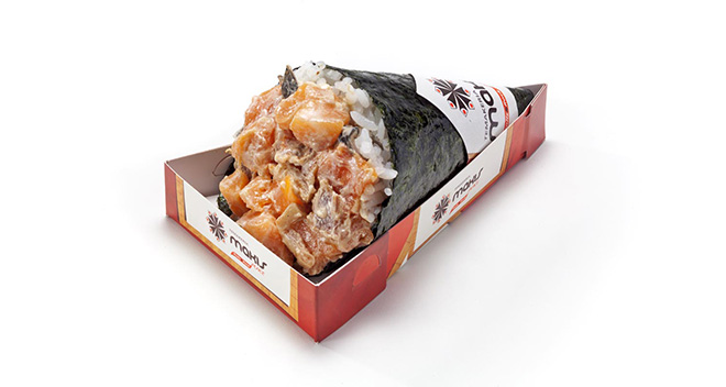 Temakis - Salmão Tonkatsu Temakis - Salmão Tonkatsu