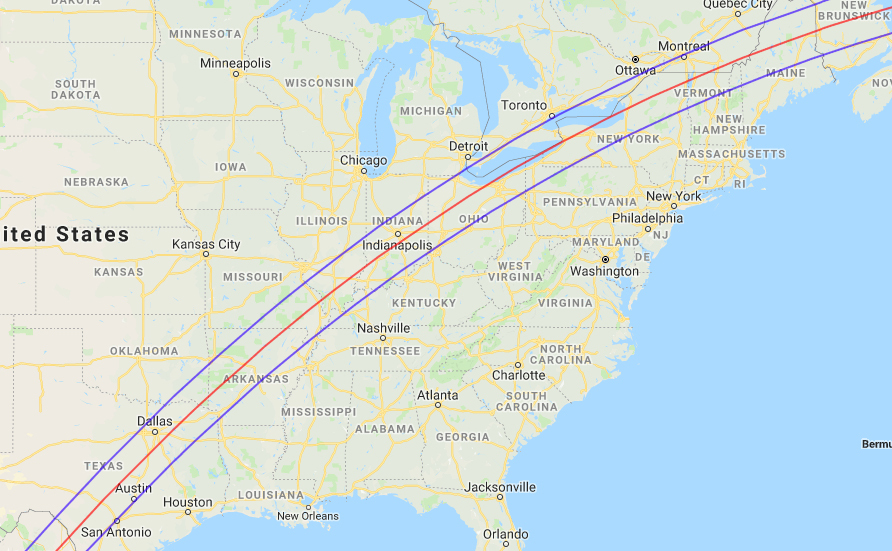 Primeiro, olhe para o eclipse solar total de 2024 Gaia Ciência